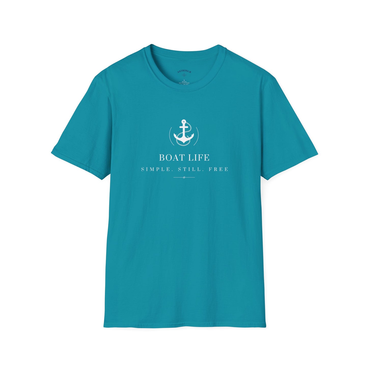 Boat Life white - Unisex Softstyle T-Shirt