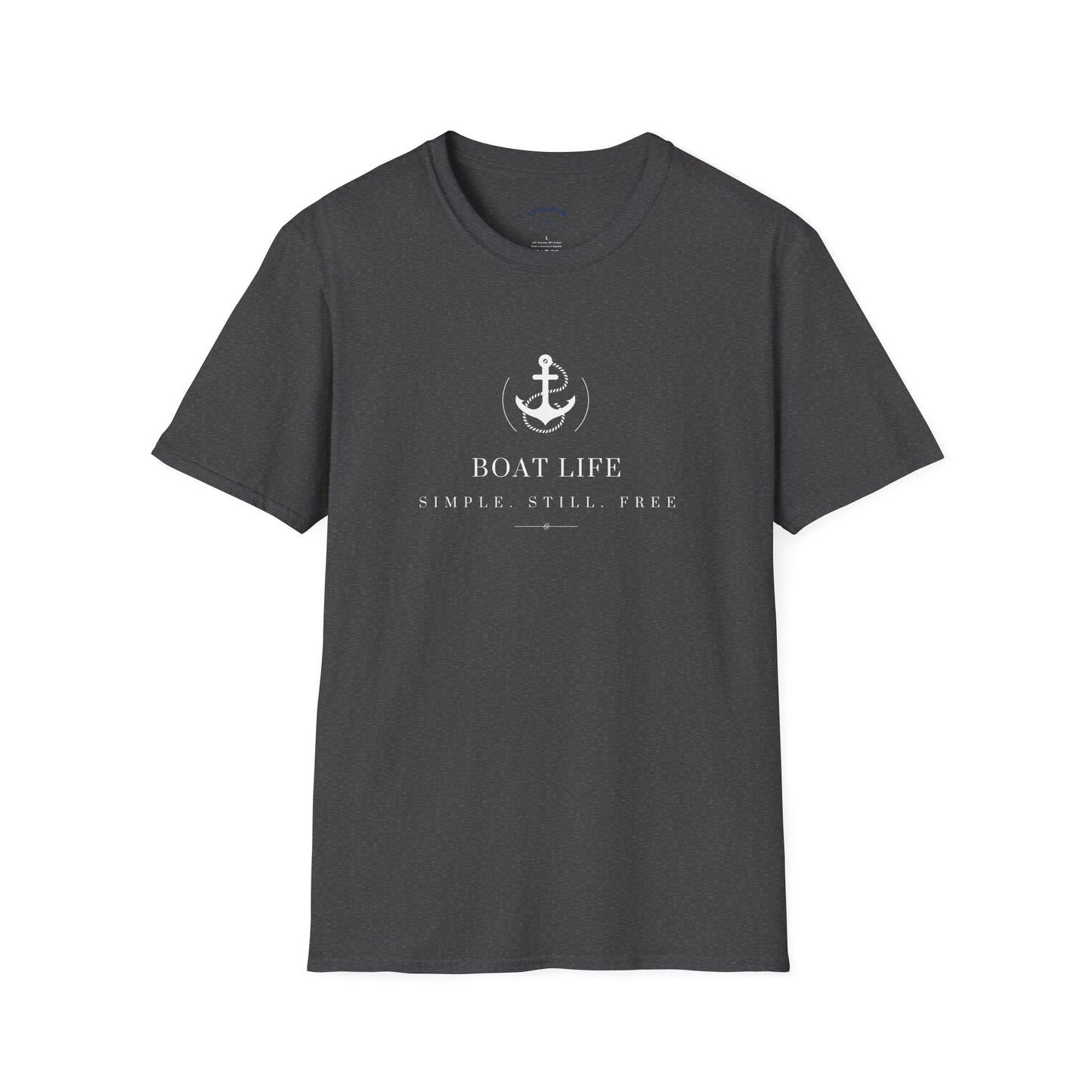 Boat Life white - Unisex Softstyle T-Shirt