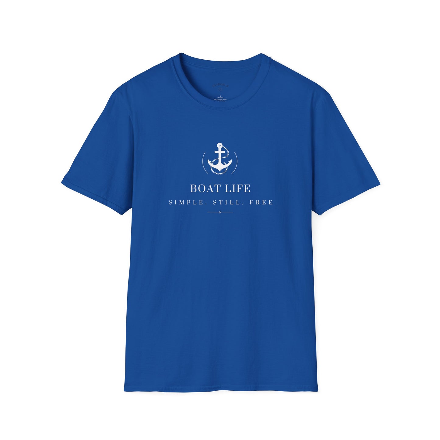 Boat Life white - Unisex Softstyle T-Shirt